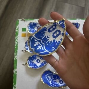 Blue and Gold Decorative Stone